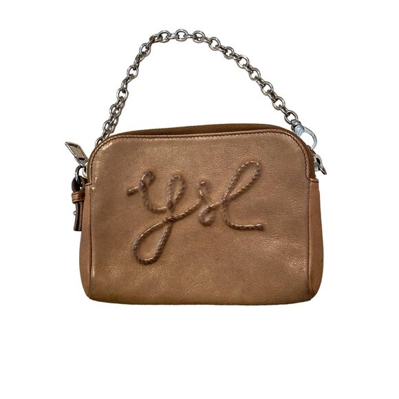 YSL Vintage Small Leather Pouch - Picture 1 of 11